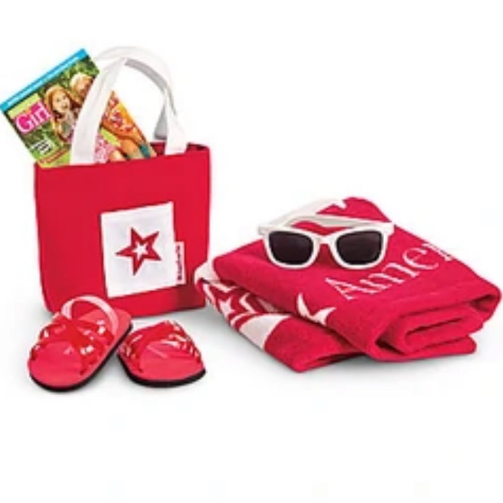 American Girl Beach Set